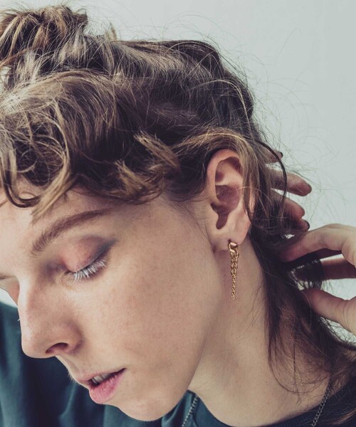 and cloud（アンドクラウド）の「Gradation Pierce M / Single（ピアス（片耳用）・レディース・シルバー/シルバー系その他/イエローゴールド/ゴールド系その他・FREE）」の11枚目の写真