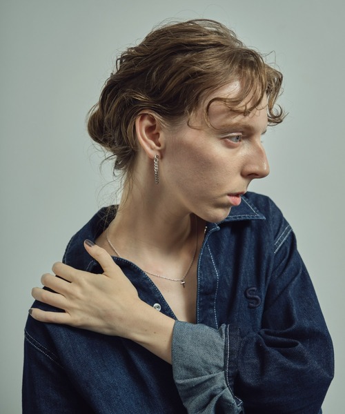 and cloud（アンドクラウド）の「Gradation Pierce M / Single（ピアス（片耳用）・レディース・シルバー/シルバー系その他/イエローゴールド/ゴールド系その他・FREE）」の22枚目の写真