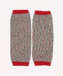 GLOBAL FORME CONCRETE（グローバルフォルムコンクリート）の「【SocksDEPO】プレミアシュークリーム糸使用マルチウェイウォーマー　穴有り　かすり（レッグウォーマー）」