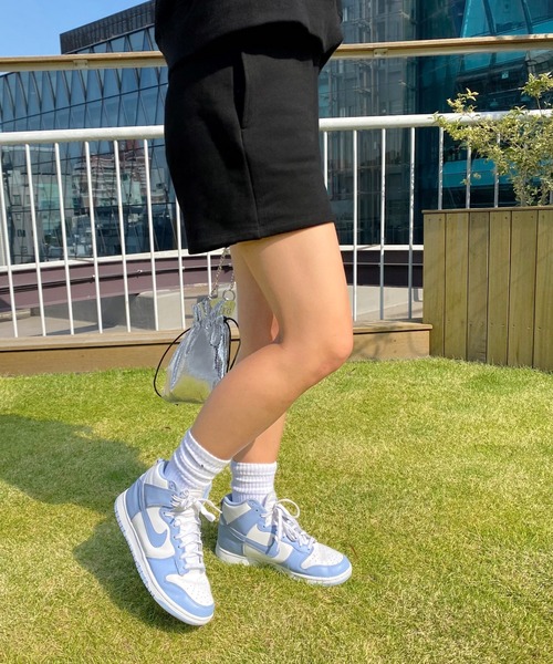 WHO'S WHO gallery(フーズフーギャラリー)の「【SLOPPY/スロッピー】裏毛ショートパンツ(スウェットパンツ・レディース・ブラック/ブラウン/オートミール/グリーン/サックスブルー・FREE)」の7枚目の写真