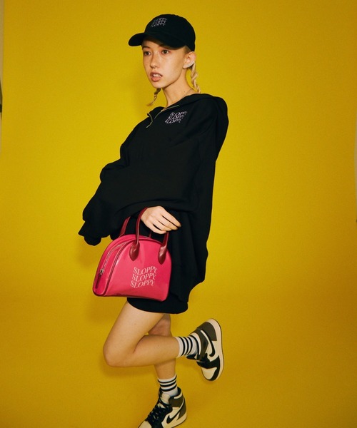 WHO'S WHO gallery(フーズフーギャラリー)の「【SLOPPY/スロッピー】裏毛ショートパンツ(スウェットパンツ・レディース・ブラック/ブラウン/オートミール/グリーン/サックスブルー・FREE)」の13枚目の写真