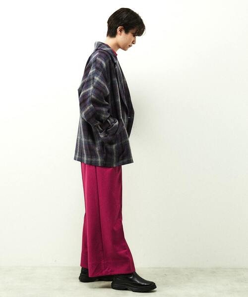 nota（ノータ）の「チェックショートコート（その他アウター・レディース・ネイビー/アイボリー/キャメル・FREE）」の17枚目の写真