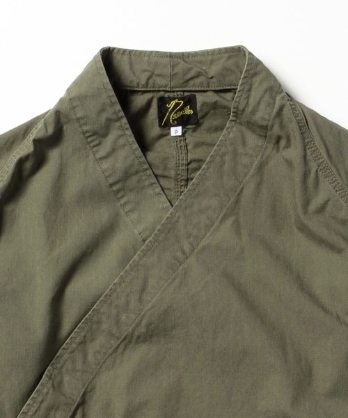 BEAMS BOY（ビームスボーイ）の「●NEEDLES WOMEN / Oriental Work Jacket（ブルゾン・レディース・オリーブ・ONE SIZE）」の3枚目の写真