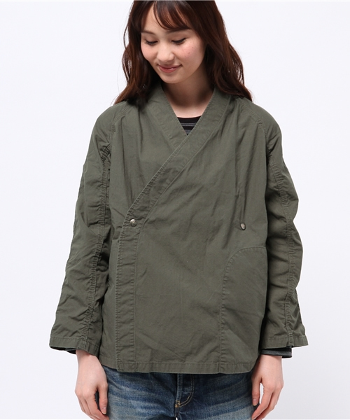 BEAMS BOY（ビームスボーイ）の「●NEEDLES WOMEN / Oriental Work Jacket（ブルゾン・レディース・オリーブ・ONE SIZE）」の11枚目の写真