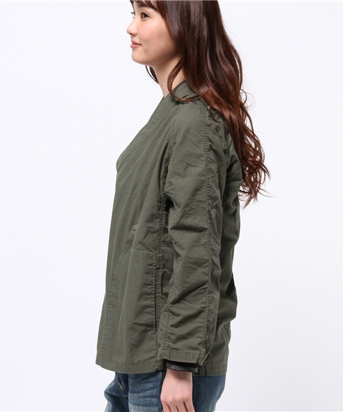 BEAMS BOY（ビームスボーイ）の「●NEEDLES WOMEN / Oriental Work Jacket（ブルゾン・レディース・オリーブ・ONE SIZE）」の9枚目の写真