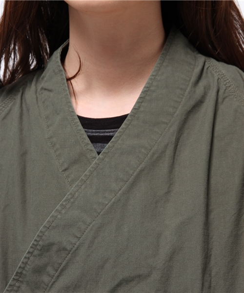 BEAMS BOY（ビームスボーイ）の「●NEEDLES WOMEN / Oriental Work Jacket（ブルゾン・レディース・オリーブ・ONE SIZE）」の13枚目の写真