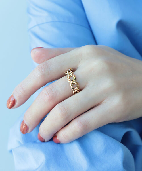 PHILIPPE AUDIBERT（フィリップ オーディベール）の「PHILIPPE AUDIBERT / ZIGY リング ゴールド（リング・レディース・ゴールド・M）」の2枚目の写真