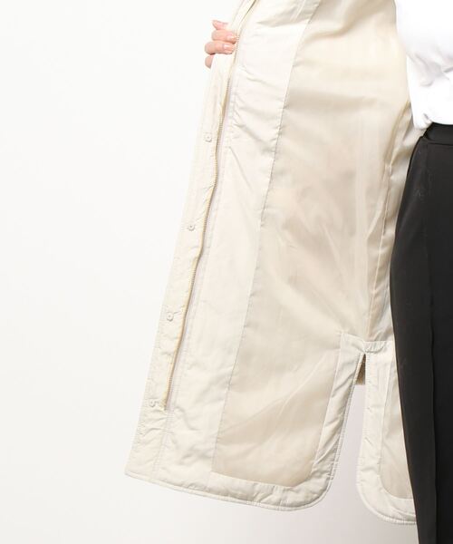 Te chichi(テチチ)の「ボアベスト×縦キルトコートセット(ベスト・レディース・ネイビー/ベージュ・フリ-)」の5枚目の写真