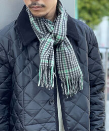 GLOSTER | 【W.J HENDERSON/ダブル・ジェイ・ヘンダーソン】WOVEN NARROW SCARF ウーブンナロースカーフ(マフラー)