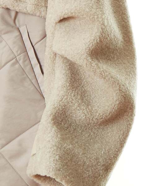 nota（ノータ）の「キルティングボア（その他アウター・レディース・ブラック/アイボリー・FREE）」の11枚目の写真