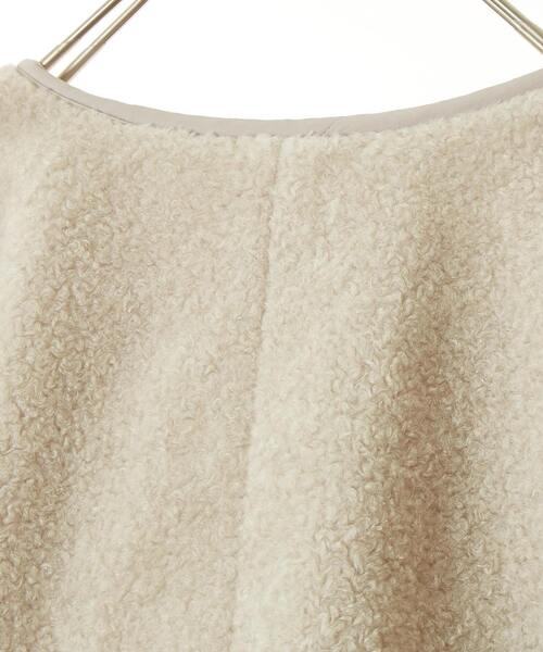 nota（ノータ）の「キルティングボア（その他アウター・レディース・ブラック/アイボリー・FREE）」の14枚目の写真