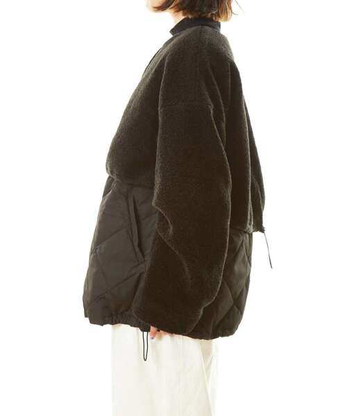 nota（ノータ）の「キルティングボア（その他アウター・レディース・ブラック/アイボリー・FREE）」の17枚目の写真