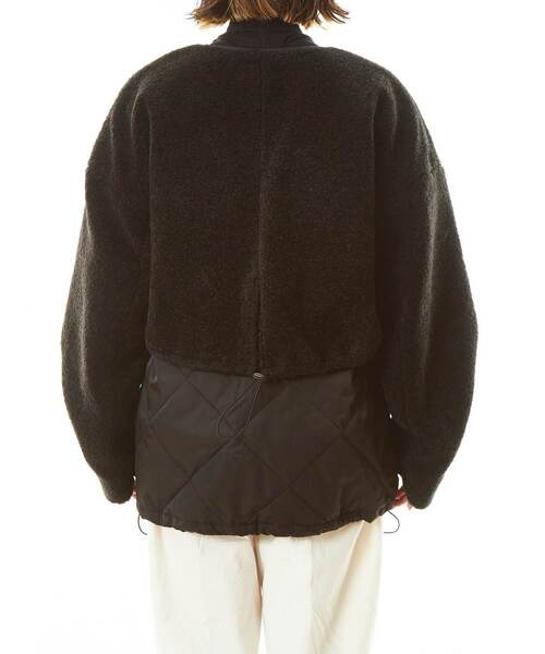 nota（ノータ）の「キルティングボア（その他アウター・レディース・ブラック/アイボリー・FREE）」の18枚目の写真