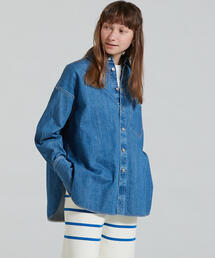 TOMORROWLAND  | コットンデニム オーバーサイズドシャツ(シャツ/ブラウス)