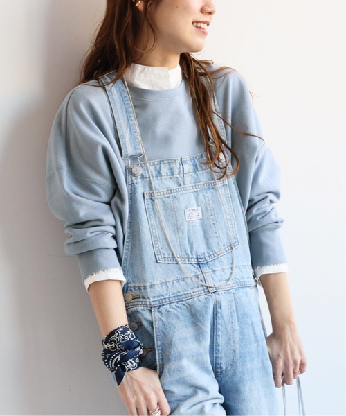 JOURNAL STANDARD relume（ジャーナルスタンダード　レリューム）の「オーバーサイズロングスウェット◆（スウェット・レディース・グレー/ナチュラル/ブルー・FREE）」の3枚目の写真