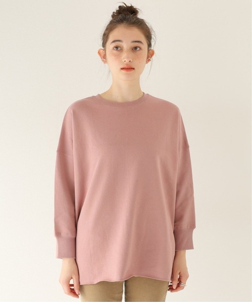 JOURNAL STANDARD relume（ジャーナルスタンダード　レリューム）の「オーバーサイズロングスウェット◆（スウェット・レディース・グレー/ナチュラル/ブルー・FREE）」の22枚目の写真