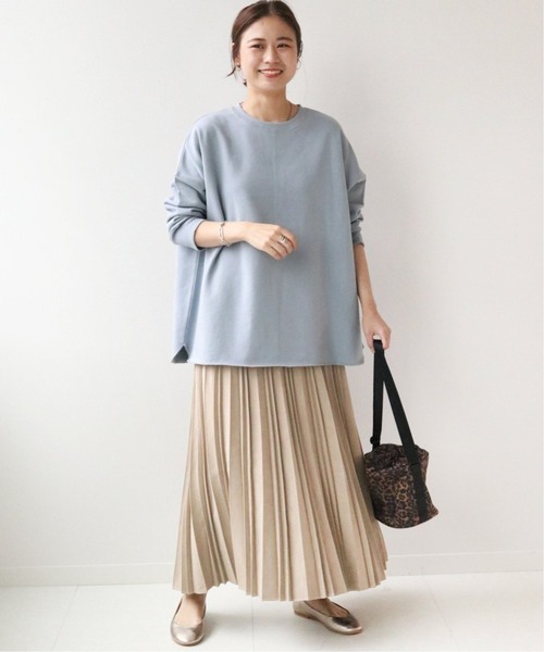 JOURNAL STANDARD relume（ジャーナルスタンダード　レリューム）の「オーバーサイズロングスウェット◆（スウェット・レディース・グレー/ナチュラル/ブルー・FREE）」の11枚目の写真