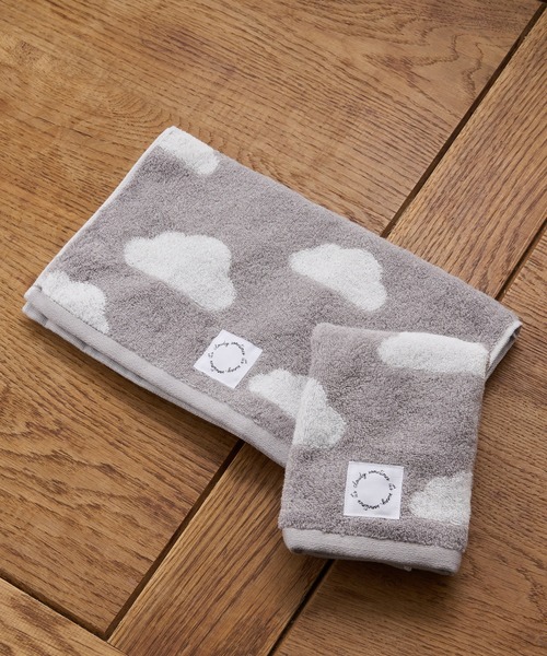 BIRTHDAY BAR（バースデイバー）の「cloud 雲柄 ウォッシュタオル（ハンドタオル）（タオル・レディース・グレー/ブルー・フリー）」の13枚目の写真