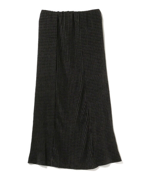 Ray BEAMS（レイビームス）の「Ray BEAMS  / ベロア ボーダー スカート（スカート・レディース・ブラック/レッド系その他・ONE SIZE）」の9枚目の写真