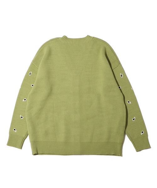 atmos pink（アトモスピンク）の「RIEHATA × atmospink ペイズリー柄 カーデ  【SP】（カーディガン/ボレロ・レディース・ピンク/イエロー/グリーン・M/L）」の11枚目の写真