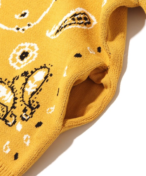 atmos pink（アトモスピンク）の「RIEHATA × atmospink ペイズリー柄 カーデ  【SP】（カーディガン/ボレロ・レディース・ピンク/イエロー/グリーン・M/L）」の20枚目の写真