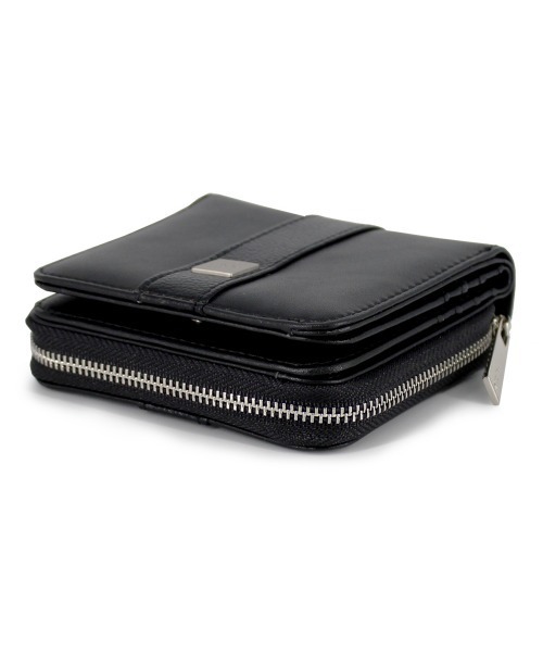 MURUA(ムルーア)の「MURUA (ムルーア) ラウンド二つ折り財布 LINE MR-W1042(財布・レディース・ブラック/グリーン/アイボリー・FREE)」の11枚目の写真