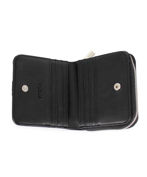 MURUA(ムルーア)の「MURUA (ムルーア) ラウンド二つ折り財布 LINE MR-W1042(財布・レディース・ブラック/グリーン/アイボリー・FREE)」の17枚目の写真