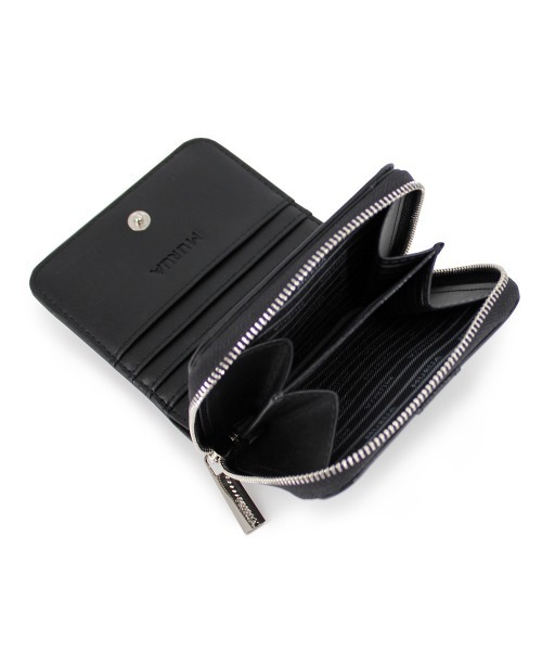 MURUA(ムルーア)の「MURUA (ムルーア) ラウンド二つ折り財布 LINE MR-W1042(財布・レディース・ブラック/グリーン/アイボリー・FREE)」の15枚目の写真
