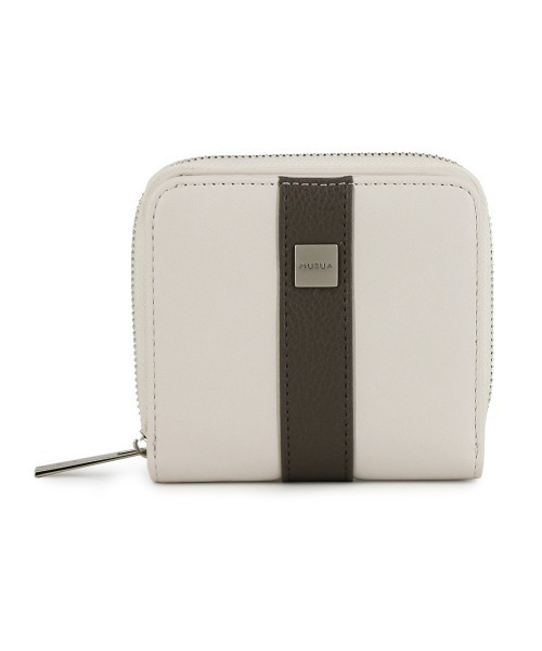 MURUA(ムルーア)の「MURUA (ムルーア) ラウンド二つ折り財布 LINE MR-W1042(財布・レディース・ブラック/グリーン/アイボリー・FREE)」の5枚目の写真