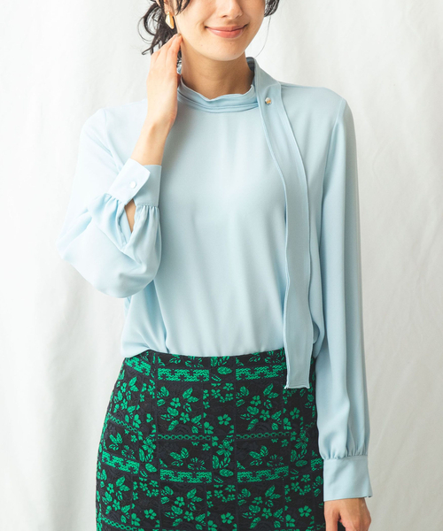 ナラカミーチェ（NARACAMICIE）/無地ジョーゼットサイドタイ NARACAMICIE（ナラカミーチェ）の「無地ジョーゼットサイドタイ