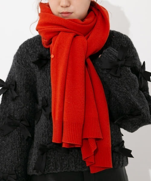 iI（アイ）の「iI　knit cape（ニット/セーター・レディース・ベージュ/グレー/レッド/ブルー・ONE）」の18枚目の写真