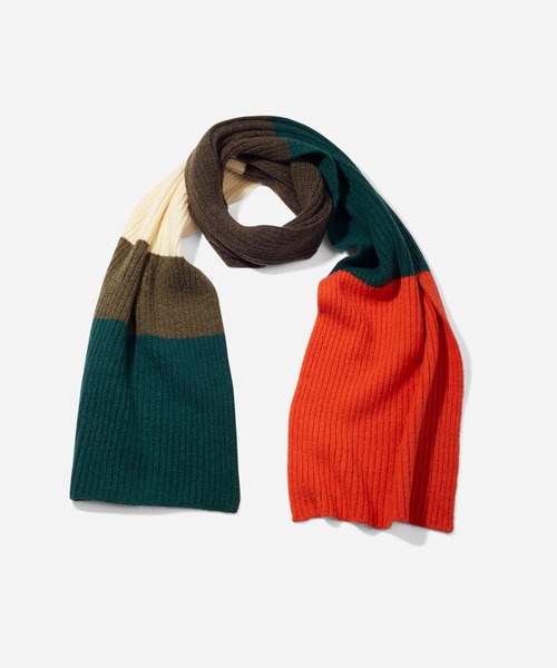 Saturdays NYC(サタデーズ ニューヨークシティ )の「Mohair Scarf(マフラー・メンズ・ネイビー/グリーン・FREE)」の2枚目の写真