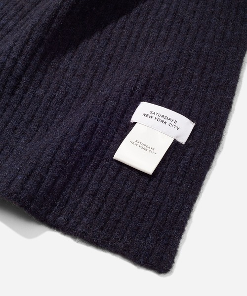 Saturdays NYC(サタデーズ ニューヨークシティ )の「Mohair Scarf(マフラー・メンズ・ネイビー/グリーン・FREE)」の6枚目の写真