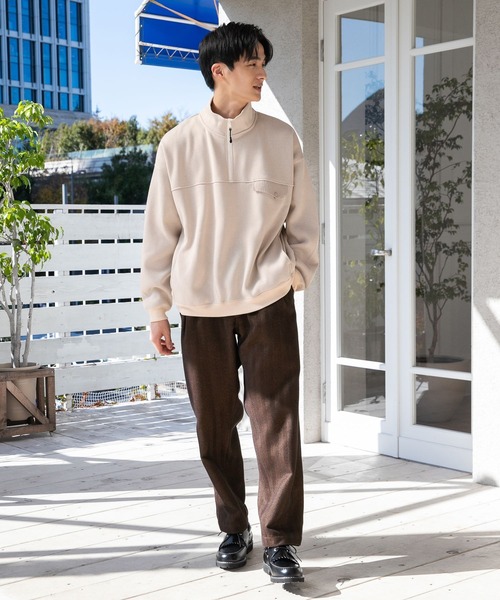 niko and...（ニコアンド）の「[セットアップ対応]ヘリンボーンタックパンツ（その他パンツ・メンズ・ネイビー/ダークグレー/ブラウン・LARGE/MEDIUM）」の13枚目の写真