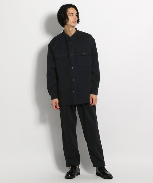 niko and...（ニコアンド）の「[セットアップ対応]ヘリンボーンタックパンツ（その他パンツ・メンズ・ネイビー/ダークグレー/ブラウン・LARGE/MEDIUM）」の9枚目の写真