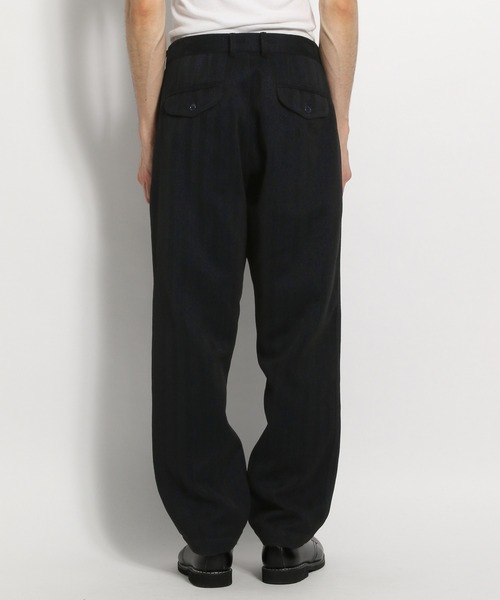 niko and...（ニコアンド）の「[セットアップ対応]ヘリンボーンタックパンツ（その他パンツ・メンズ・ネイビー/ダークグレー/ブラウン・LARGE/MEDIUM）」の12枚目の写真