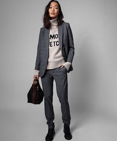 ZADIG&VOLTAIRE(ザディグ エ ヴォルテール)の「VIVA CAR(テーラードジャケット・レディース・グレー・34/36)」の5枚目の写真