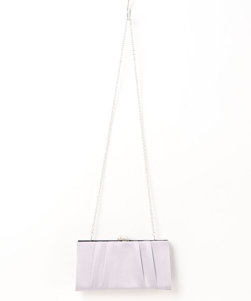 Cupid Heart(キューピッドハート)の「【Cupid Heart】結婚式バッグ 大小パールタッククラッチバッグ(クラッチバッグ・レディース・シルバー/ブラック/ベージュ・MEDIUM)」の9枚目の写真