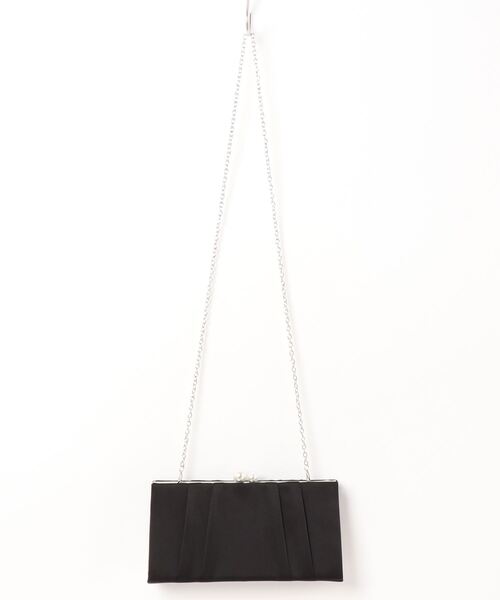 Cupid Heart(キューピッドハート)の「【Cupid Heart】結婚式バッグ 大小パールタッククラッチバッグ(クラッチバッグ・レディース・シルバー/ブラック/ベージュ・MEDIUM)」の10枚目の写真