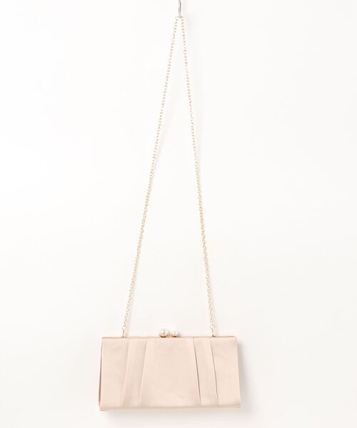 Cupid Heart(キューピッドハート)の「【Cupid Heart】結婚式バッグ 大小パールタッククラッチバッグ(クラッチバッグ・レディース・シルバー/ブラック/ベージュ・MEDIUM)」の13枚目の写真