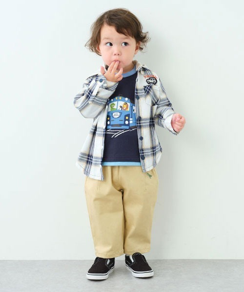 kladskap（クレードスコープ）の「恐竜ワンポイント8分丈バルーンパンツ（その他パンツ・キッズ・ベージュ/カーキ・100cm/130cm/110cm/120cm/90cm）」の13枚目の写真