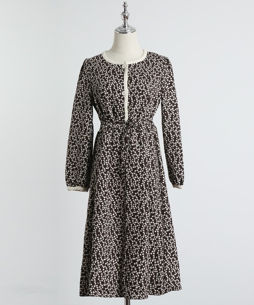 MAISON DE THERESE(メゾン ド テレーズ)の「可愛いコーデュロイワンピース(ワンピース・レディース・ブラウン/ブラック/A・SMALL/MEDIUM)」の1枚目の写真