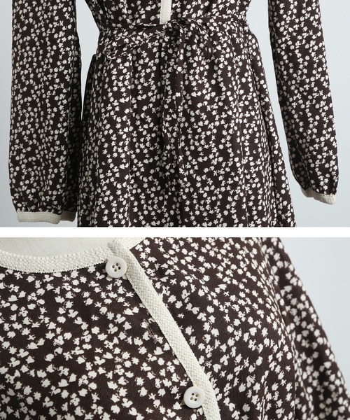 MAISON DE THERESE(メゾン ド テレーズ)の「可愛いコーデュロイワンピース(ワンピース・レディース・ブラウン/ブラック/A・SMALL/MEDIUM)」の9枚目の写真