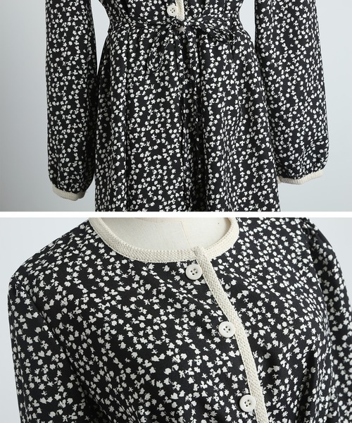 MAISON DE THERESE(メゾン ド テレーズ)の「可愛いコーデュロイワンピース(ワンピース・レディース・ブラウン/ブラック/A・SMALL/MEDIUM)」の8枚目の写真