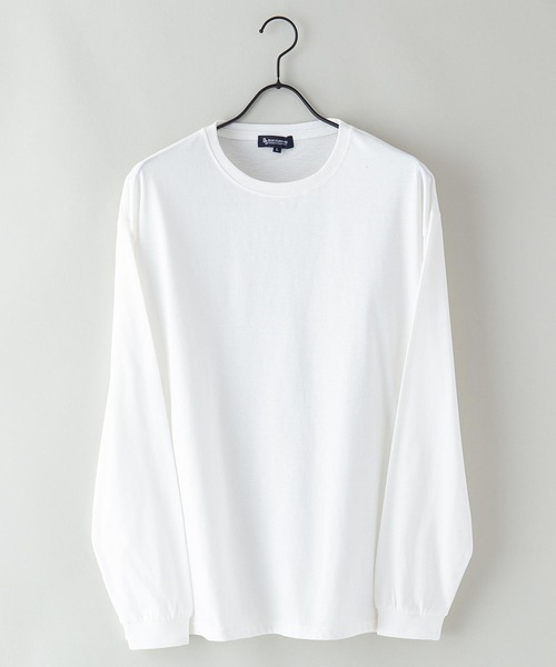 Blue Standard （ブルースタンダード）の「【BLUE STANDARD/ブルースタンダード】ジャガードベスト　ロンＴ　２点セット　セットアップ（Tシャツ/カットソー・メンズ・ベージュ/グレー/ブルー・MEDIUM/LARGE/X-LARGE）」の6枚目の写真