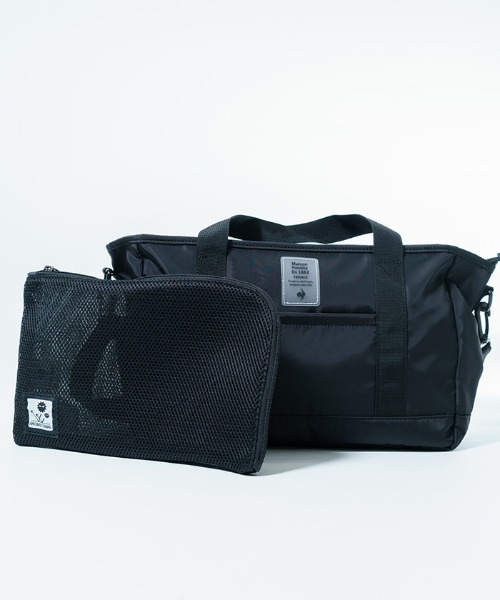 le coq sportif(ルコックスポルティフ)の「ルコック 2wayミニトートバッグ レディース バッグ トートバッグ スポーツウェア ライフスタイル カジュアル ムーブウェア(トートバッグ・レディース・ブラック/ベージュ・F)」の2枚目の写真