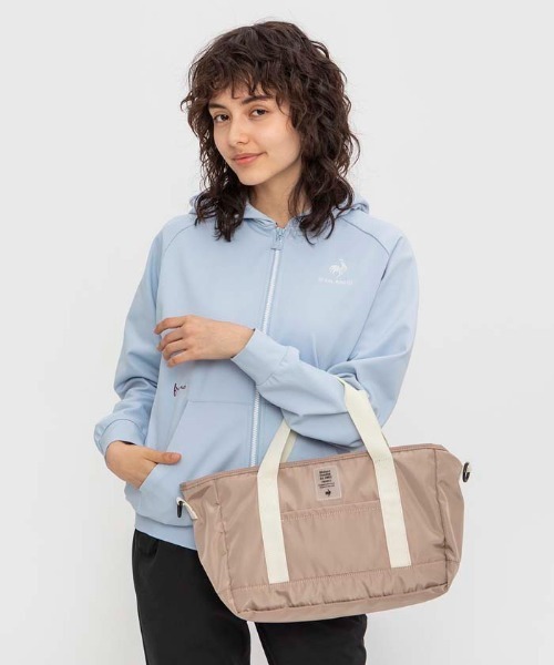 le coq sportif(ルコックスポルティフ)の「ルコック 2wayミニトートバッグ レディース バッグ トートバッグ スポーツウェア ライフスタイル カジュアル ムーブウェア(トートバッグ・レディース・ブラック/ベージュ・F)」の18枚目の写真