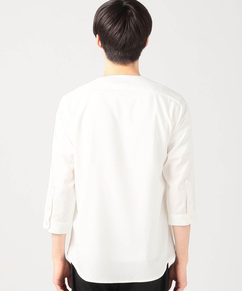 HIDEAWAYS NICOLE（ハイダウェイニコル）の「ノーカラーVネック7分袖