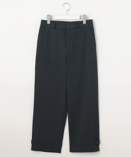 J.PRESS(ジェイプレス)の「【洗える・吸水速乾・ 接触冷感】T/Cリネンツイル ベイカー パンツ(その他パンツ・レディース・カーキ系/ネイビー系・9/11/7)」の3枚目の写真