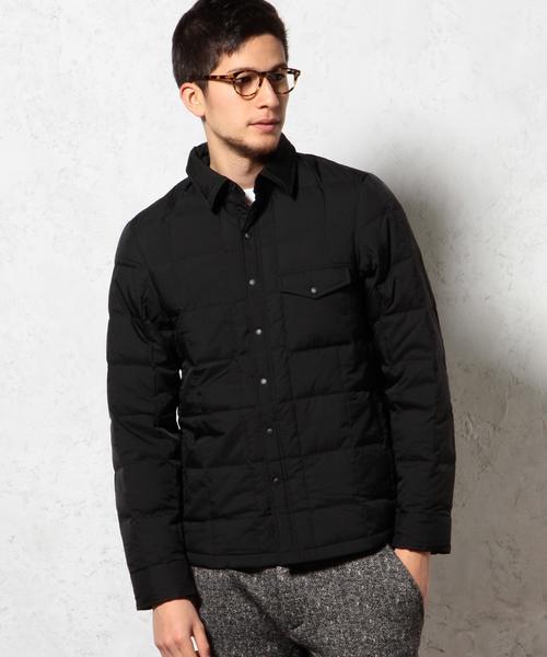 green label relaxing（グリーンレーベルリラクシング）の「WRINKLES インナーダウン CPO ◆（ダウンジャケット/コート・メンズ・ブラック/ネイビー・MEDIUM/SMALL/LARGE）」の2枚目の写真